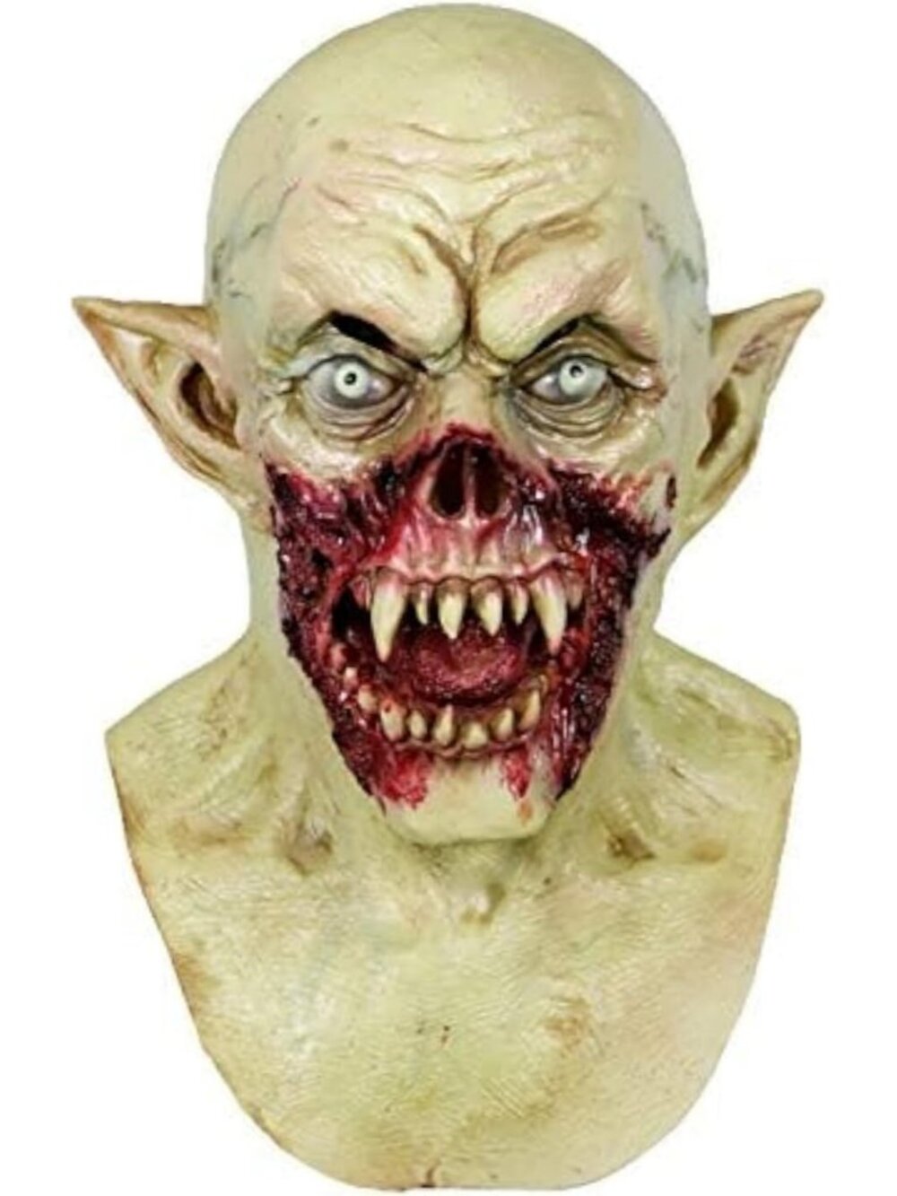Women's Scary Creepy Demon Monster Costume Vampire Zombie Head Halloween Mask